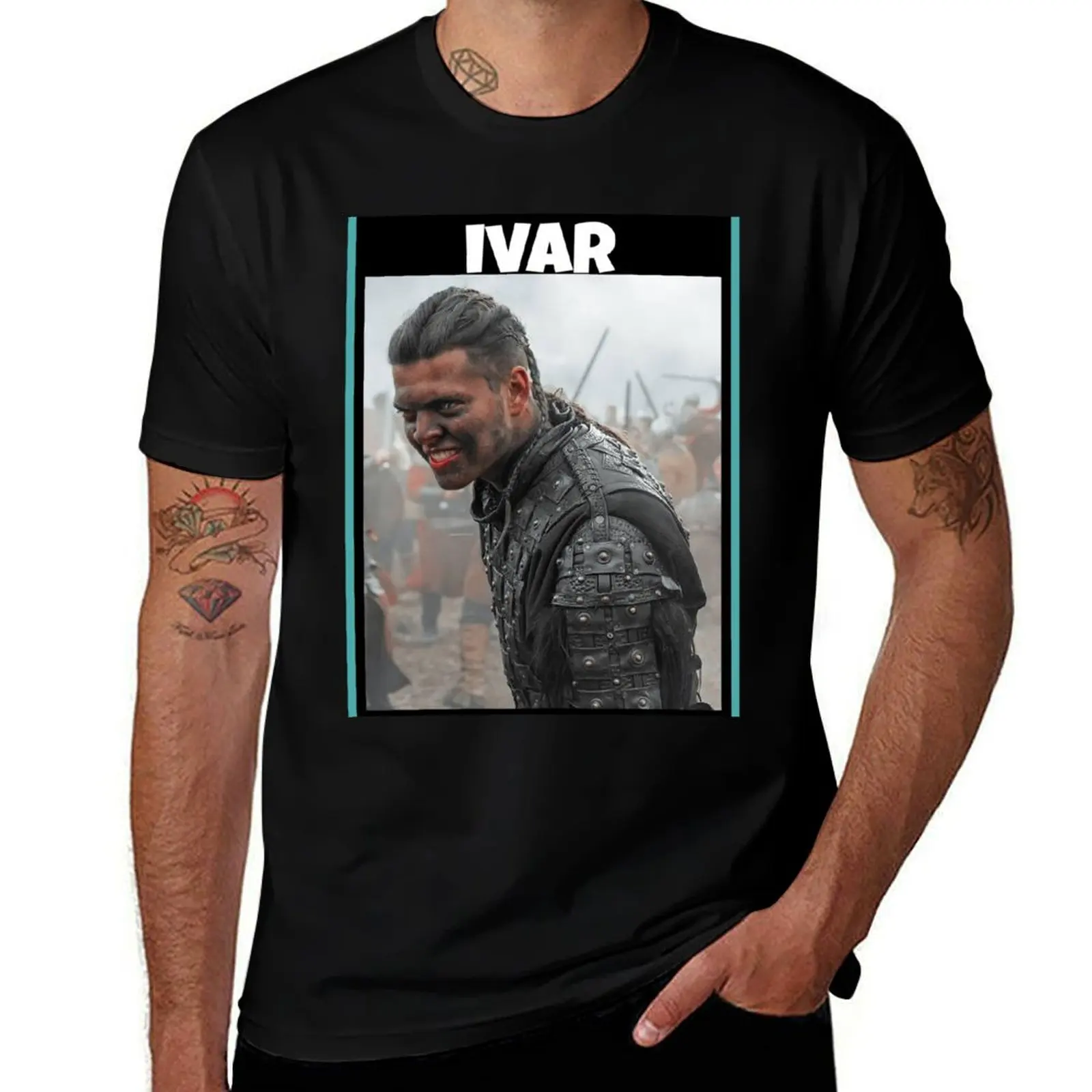 

Vikings ivar series movies T-Shirt graphic t shirts for man t shirts with prints