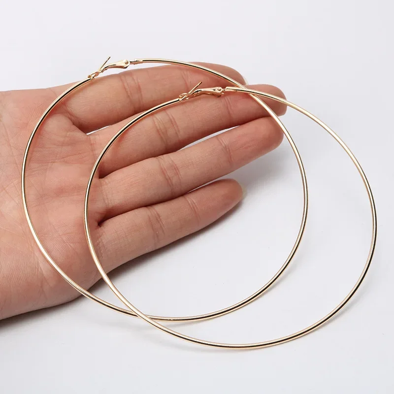 SOHOT Fashion Big Small Nickel Free Hoop Earrings 8 Sizes Party Jewelry Accessories for Women OL Mother Day Gift Wholesale Price