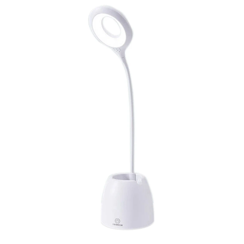 

LED Rechargeble Stepless Dimming Desk Light Eye Protection Learning Multi-Function Bracket Pen Holder Lamp