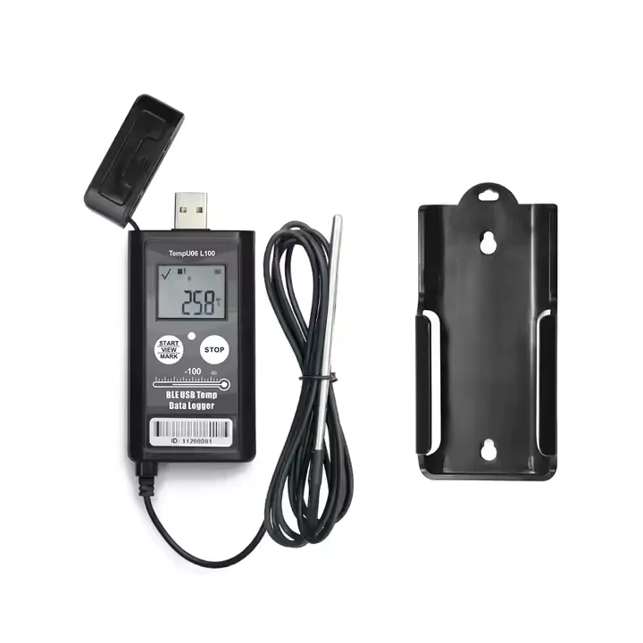 TempU06 L100 for Bluetooth Temperature Data Logger -100℃~+80℃ Range Vaccine Freezer Recorder Made of Durable Plastic