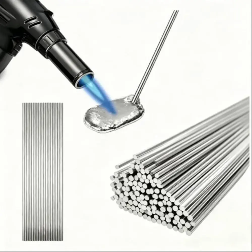 10pcs Professional Low Temperature Welding Rods High Strength No Flux Brazing Rods Versatile Cored Wire Home Appliance