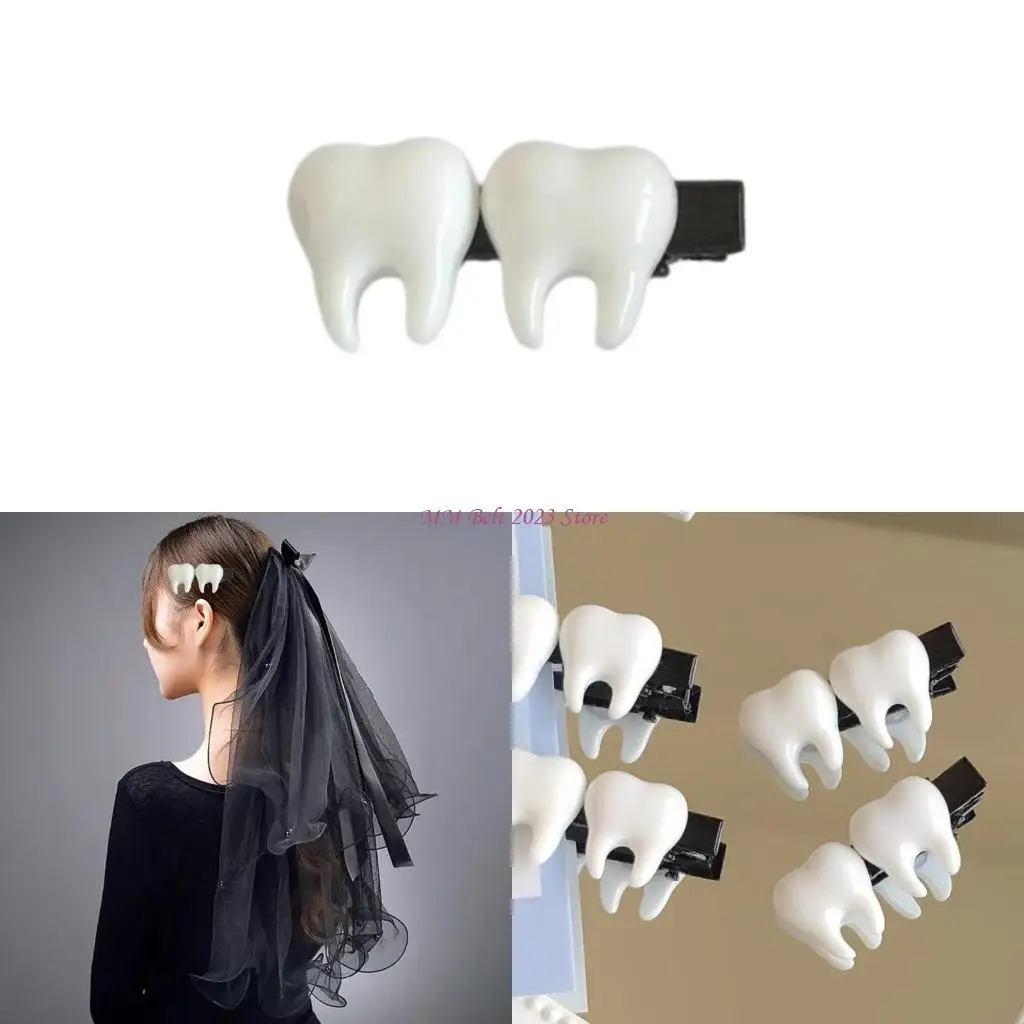 

49ME милые заколки с зубами на Хэллоуин, головной убор, вечеринка для маскарада