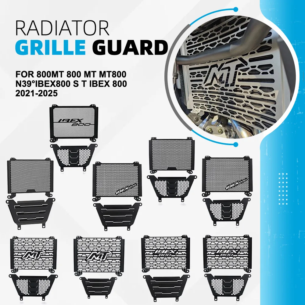 

IBEX 800 S Engine Skidplate For CFMOTO 800MT 2021-2023 2024 2025 Motorcycle Accessory Radiator Guard Engine Cover Fan Protection