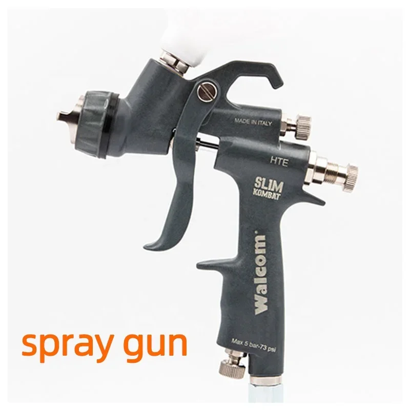 Italian car paint spray gun, gravity type pneumatic upper pot, high atomization 1.3 caliber