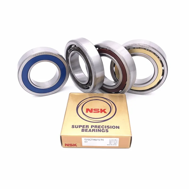 NSK Brand  1 Pair 708 708C 2RZ P4 DT 8x22x7 708C Sealed Angular Contact Bearings Speed Spindle Bearings CNC ABEC-7