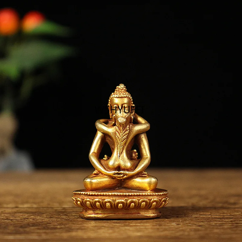 

Buddhism Supply Buddhism Thailand Nepal Copper Double Body Happiness Buddha Samantabhadra Bodhisattva