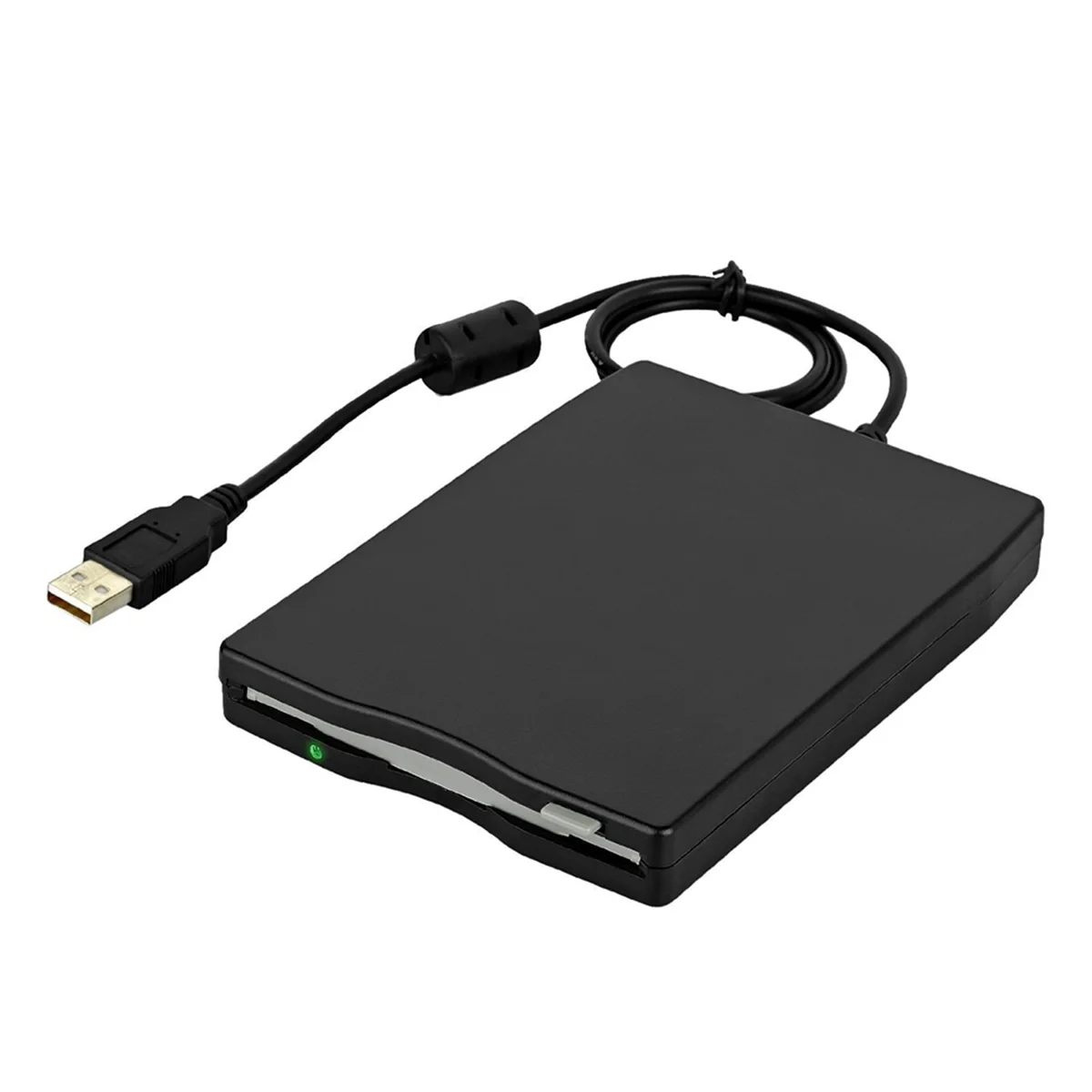 USB 2.0 Floppy Disk Drive Portable 3.5-Inch External Floppy Disk Reader Lightweight and Ultra-Thin Desig for PC Laptop