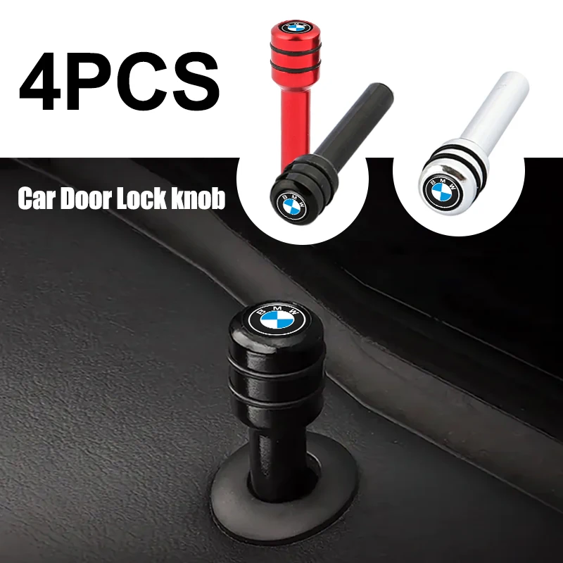 

4Pcs Car Door Lock Pins Interior Door Lock Knob Cover For BMW X1 X2 X3 X5 X4 X6 X7 G30 G20 G32 G11 G12 F40 F30 F20 F10 F34 F07