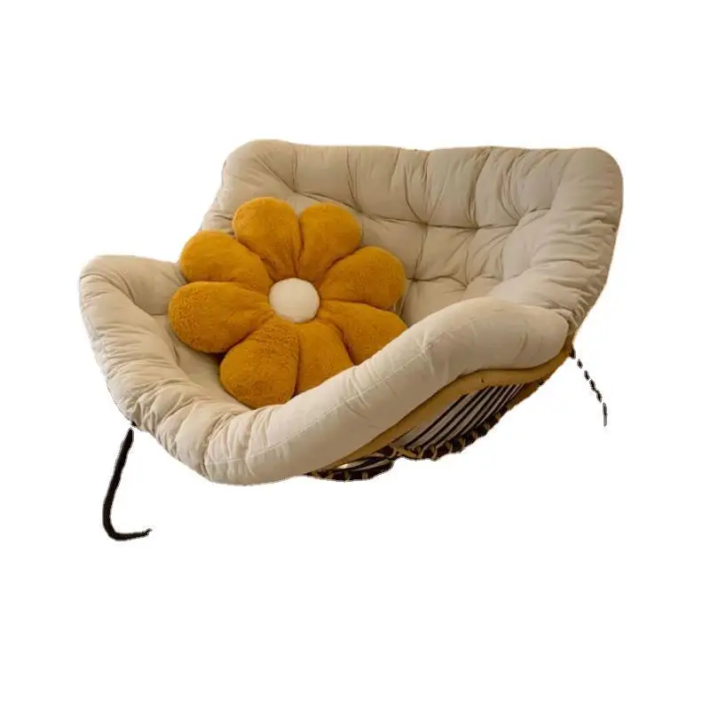 

Lunch break lazy rocking chair, home living room rattan recliner