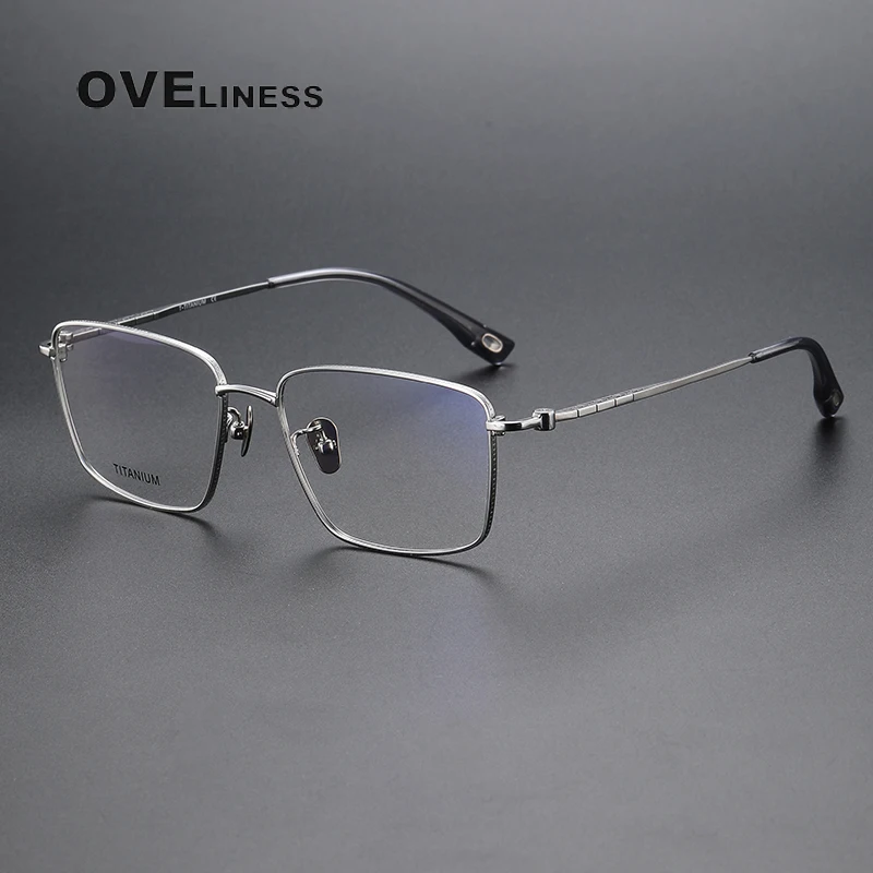 

new DESIGN Men Classic pure Titanium Optical Glasses Frames male Square myopia Prescription Eyeglasses frames Glasses eyewear