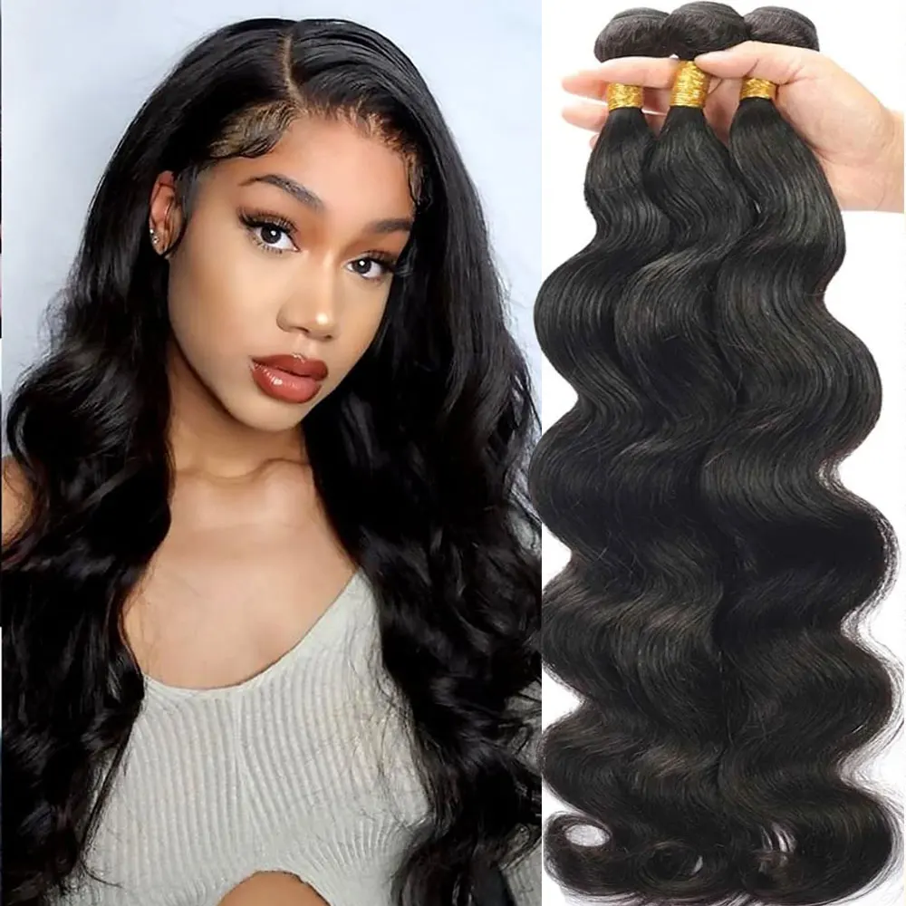 

Mayfair Loose Body Wave Human Hair Bundles Brazilian Weaving 28 30 Inch Natural Remy Wavy Hair bundles Extensions For women