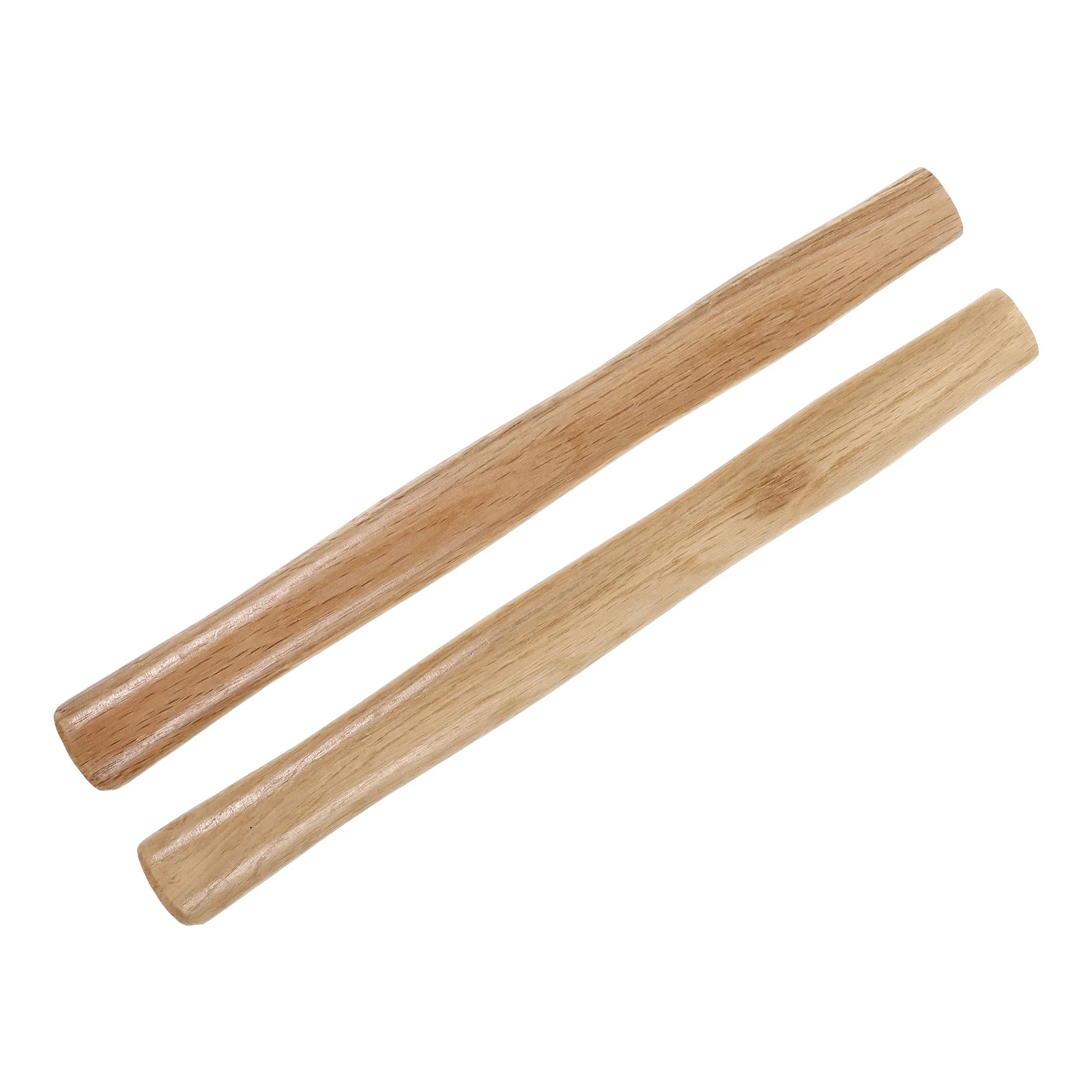 

2Pcs Octagonal Hammer Handle Replacement Part Natural Wide Compatibility Wooden Hammer Handle Hand Tool