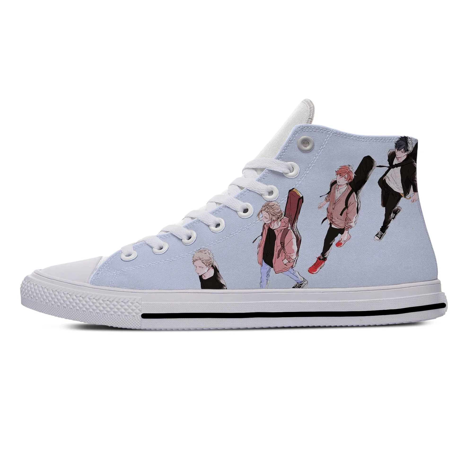 Heißer Sommer yaoi bl gegeben Mucis Anime Manga lustige Freizeit schuhe High Top leichte Boards chuhe atmungsaktive Männer Frauen Turnschuhe