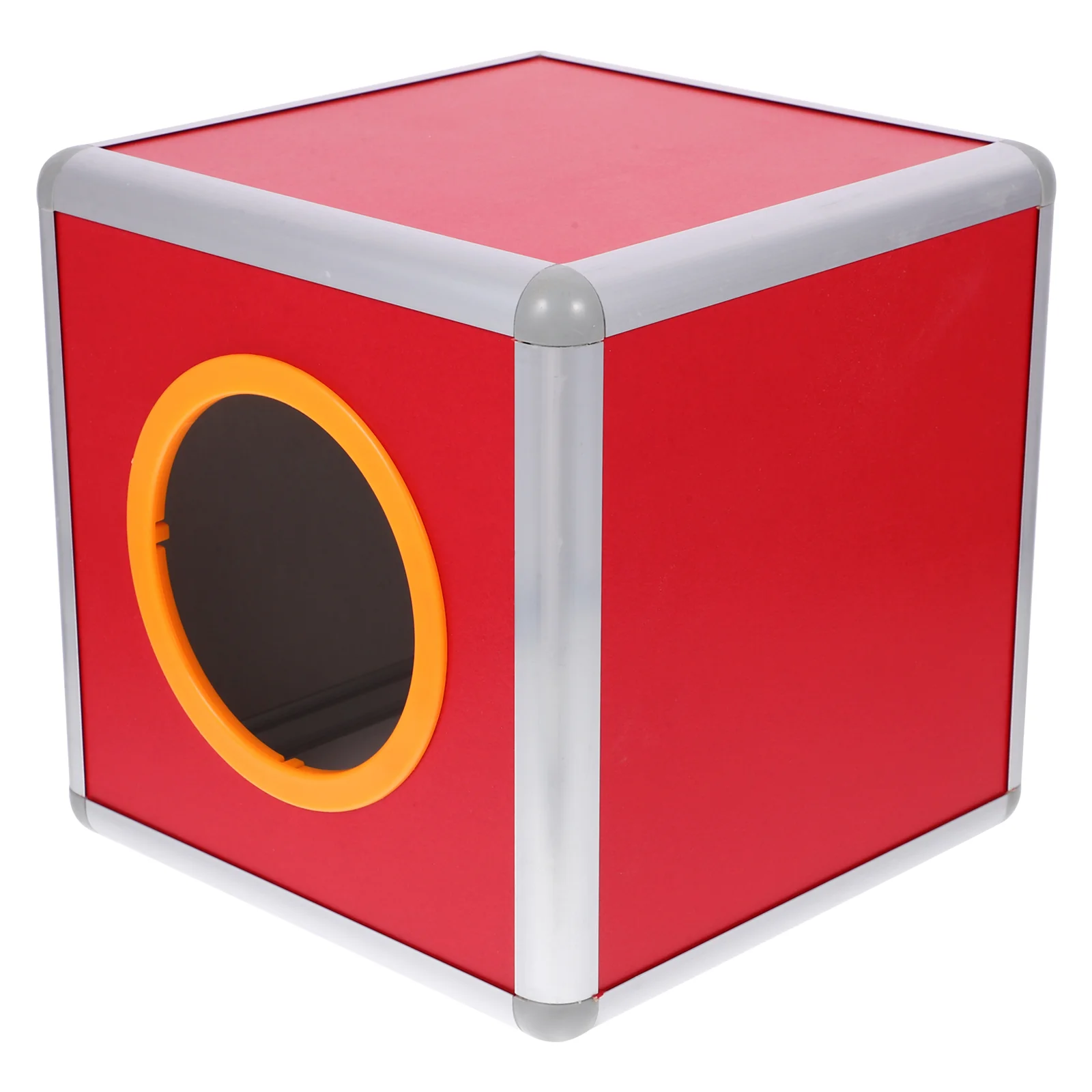 

1Pc 20cm Box Draw Box Aluminium Alloy Lottery Box Storage Bin Promotional Lottery Ball Box Aluminum Alloy Box