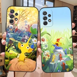 PIKMIN 4 Phone Case For Samsung S23 Ultra S24 S22 S20 Fe S21 Plus Galaxy A54 A34 A24 A53 M54 Note 20 Cover