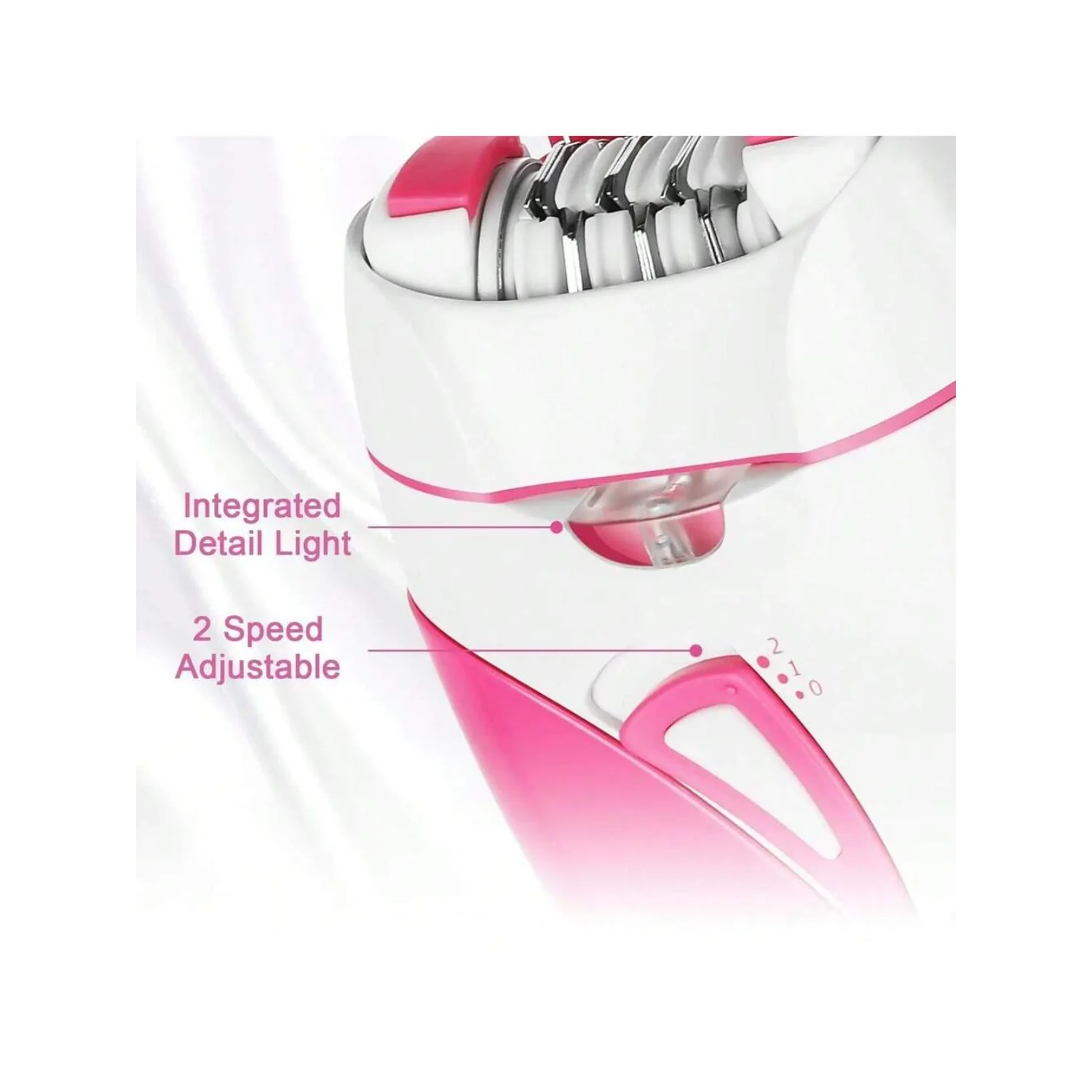 Depiladora para mujer, dispositivo de depilación facial y corporal, recortador de pelo recargable para bikini y axilas, imprescindible para mujeres en sum