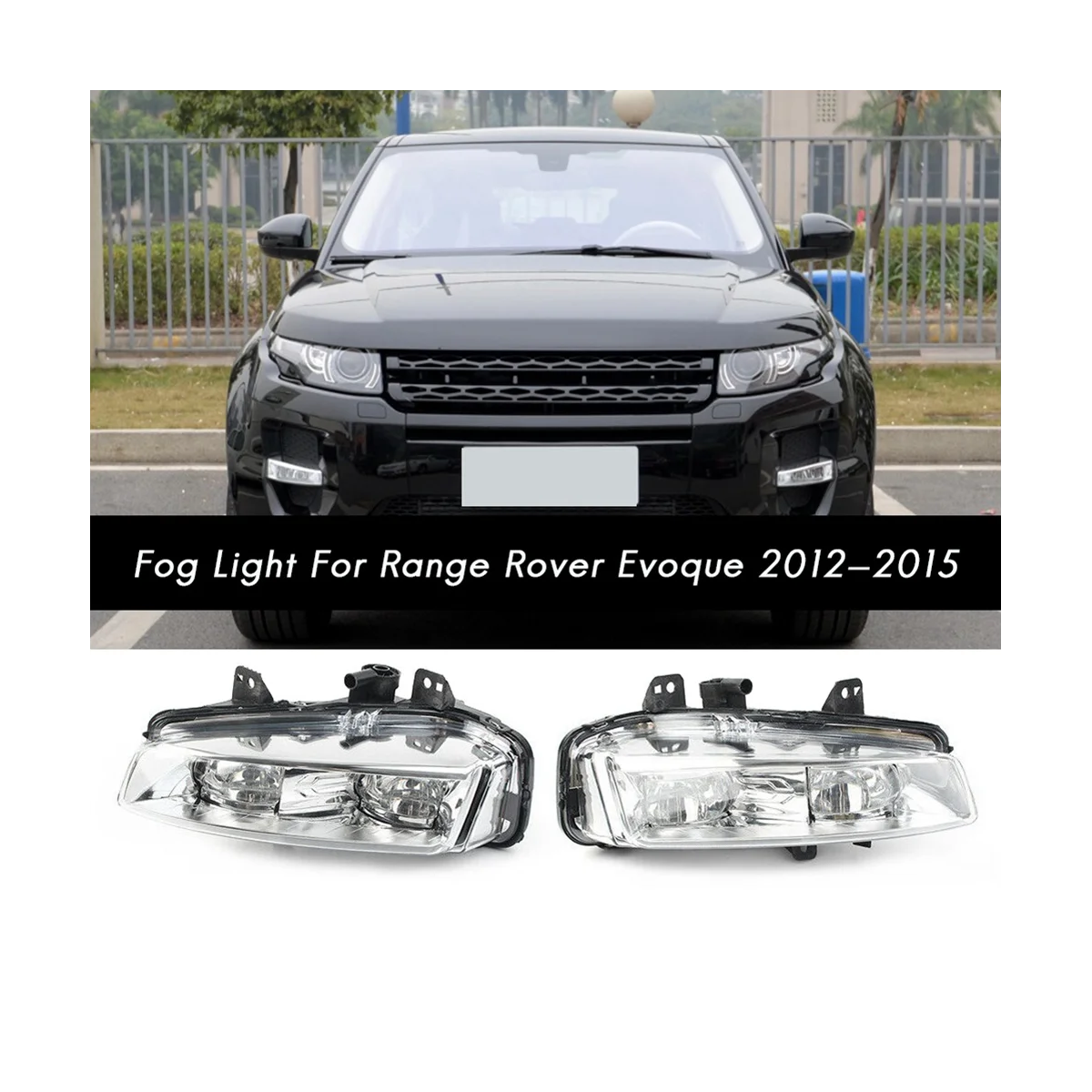 2x rechte Beifahrers eite Auto Front stoßstange Nebels chein werfer Licht für Land Rover Range Rover Evoque 2010-2015 lr026089