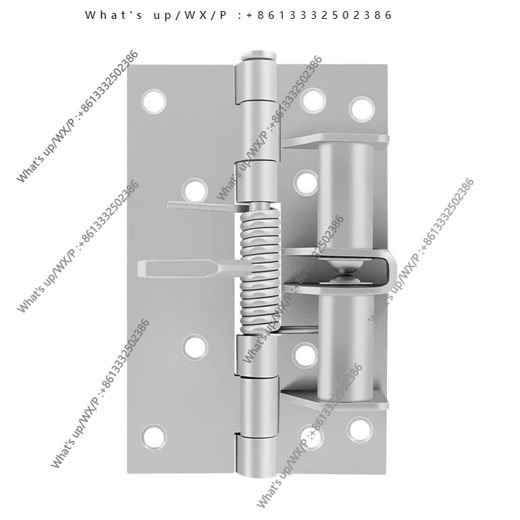 1000Pcs automatic door closing spring hinge 4 inch hinge door closer rebound invisible 90 degree positioner buffer positioning