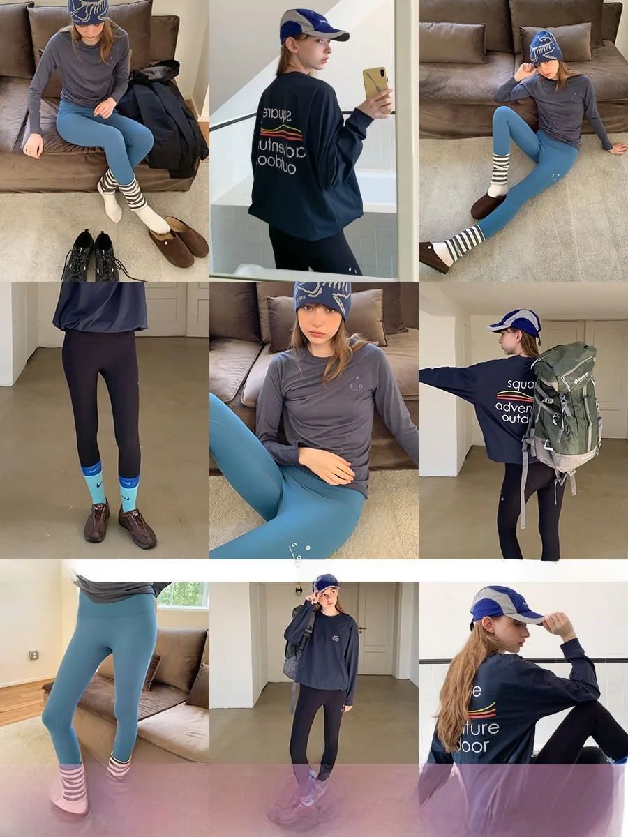 

Женские тренировочные леггинсы для йоги с высокой талией, моделирующие фигуру, из дышащего нейлона, комфортные, для походов и спорта