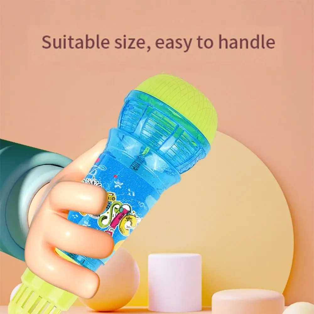 プラスチック製子供用エコーマイク、マルチカラー、物理的エコー音楽楽器玩具、ワイヤレス大型カラオケ玩具、幼稚園玩具