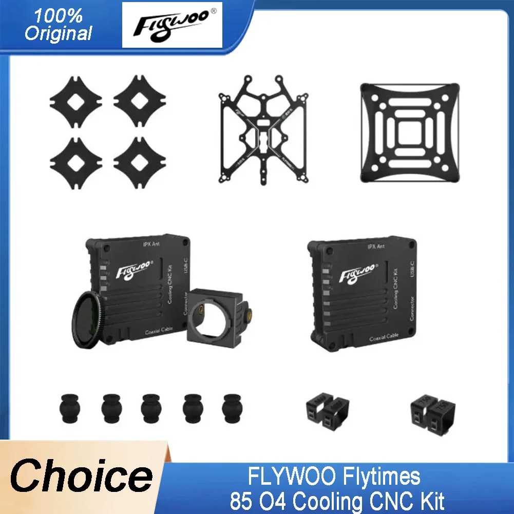 

Комплект аксессуаров для рамы FLYWOO Flytimes 85 O4 — комплект охлаждения с ЧПУ, верхняя пластина, крепление из ТПУ для аккумулятора и многое другое