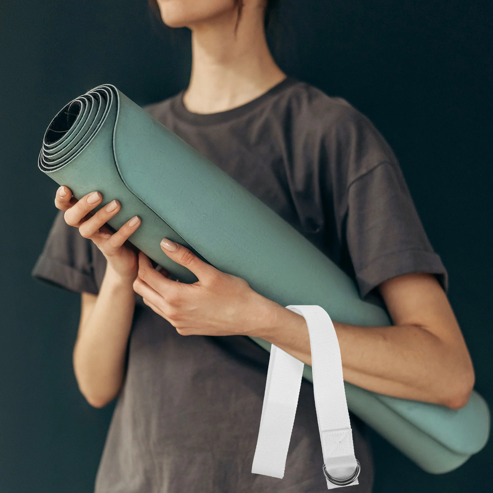 

Yoga Stretching Strap Reusable Inelastic Band Professional Flexibility Training Gym Home Workout Equipment Compact Exercise