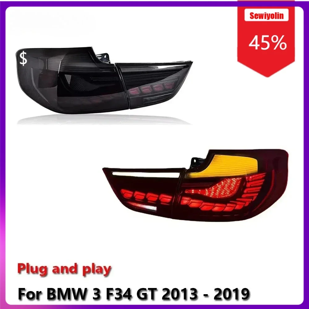 

Sewiyolin Auto LED Lamp Tail Light Assemblies For BMW 3 F34 GT 2013 - 2019 Car Rear Fog DRL Brake Turn Signal Lamp Plug And Play