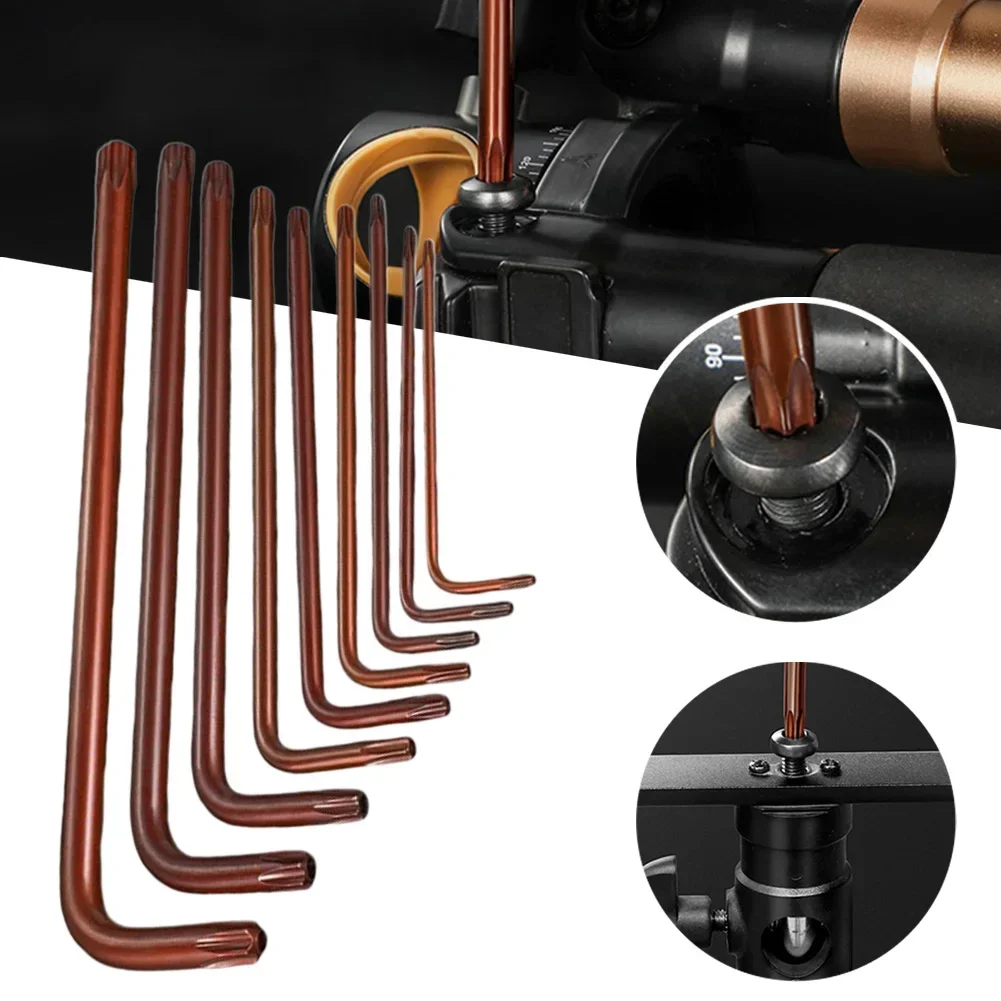 T10 T15 T20 T25 T27 T30 T40 T45 T50 Double Head Bi-Directional Torx Head Tamper-Proof Security Bolt Hole Screwdriver Screwdriver
