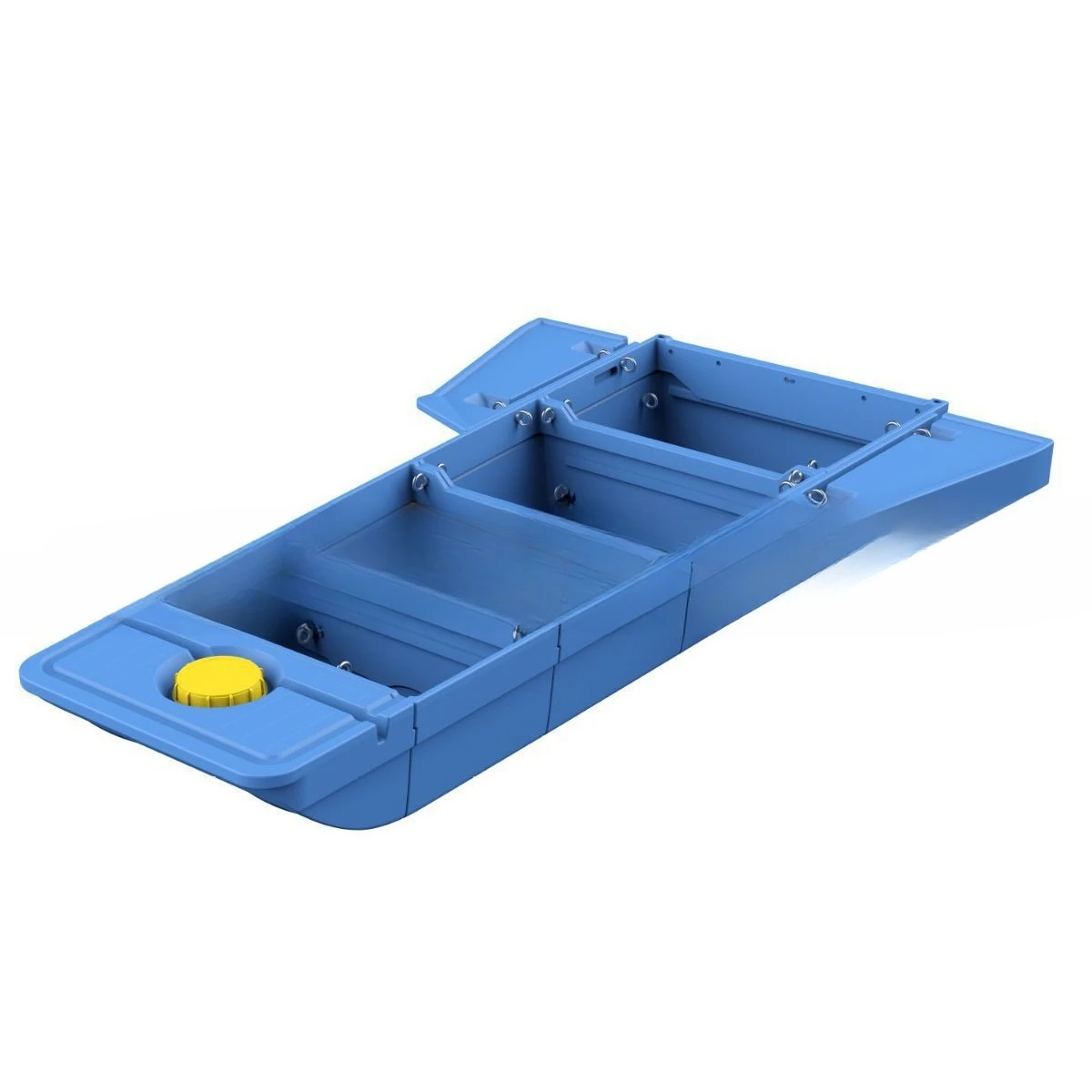 

Portable car splicing boat Outdoor environmentally friendly thickened plastic fishing boat Car