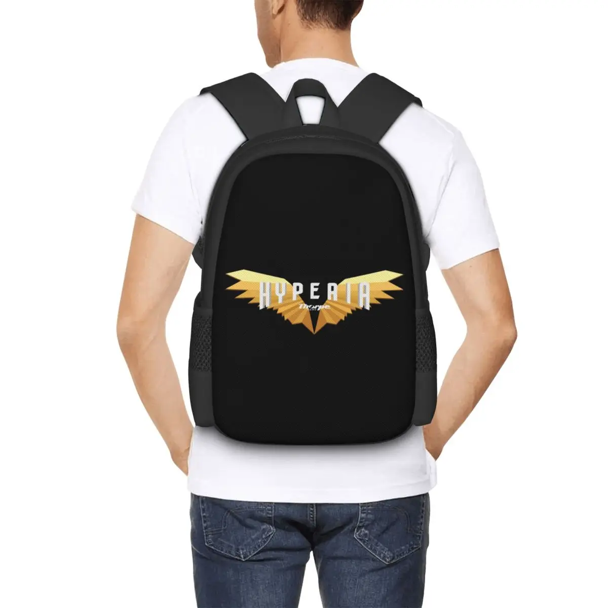 

Hyperia Thorpe Park Logo Student Backpack School Bag Hiking Travel Daypack for Boys Girls Fashion Bookbag Shoulder Bags