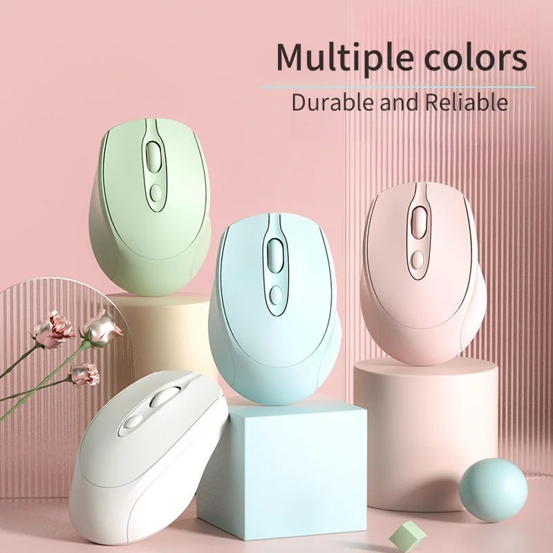 Souris d'ordinateur sans fil Rechargeable 2.4G, Compatible Bluetooth, USB, silencieuse, pour PC, ordinateur portable, Macbook, tablette