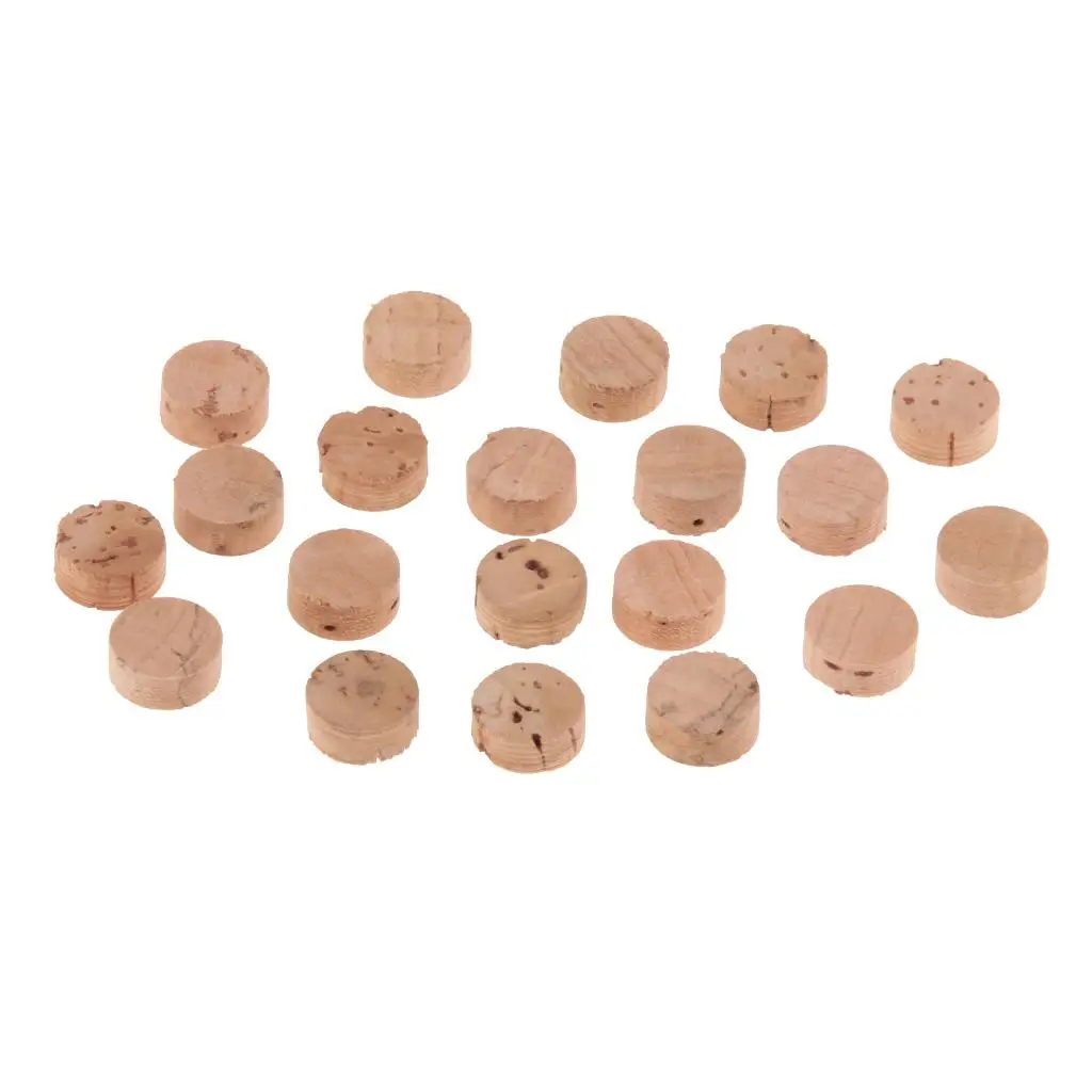 20 Pieces Trumpet Trombone   Spit Cork Pad ( Gel/Solid Wood)