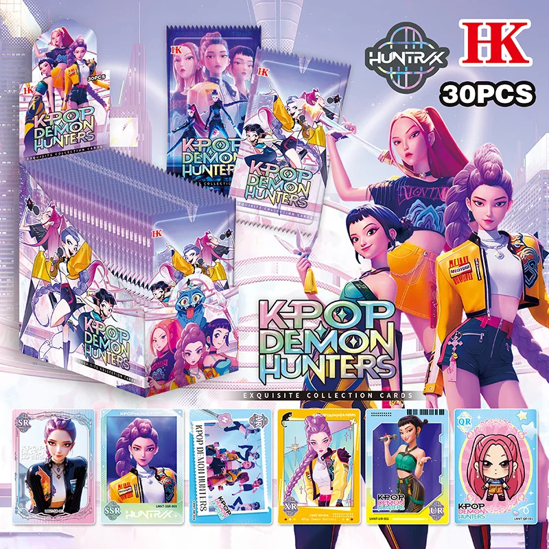 Juego de tarjetas coleccionables premium KPop Demon Hunters, para fanáticos de anime y coleccionistas de tarjetas Regalos y premios festivos