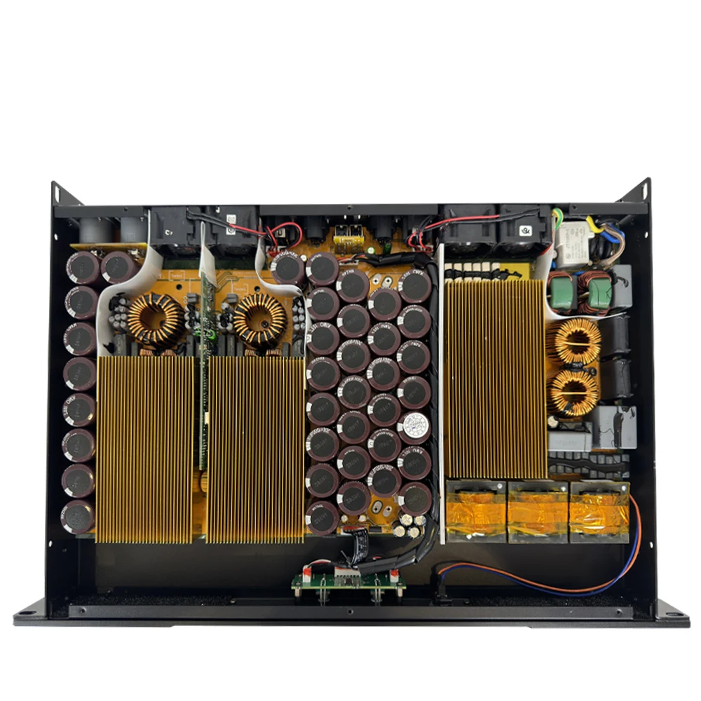 DP2000 2x2000W 8OHM Professional Digital Audio Amplifier DJ Subwoofer Preamplifier Stage Performance Speaker Power Amplifier