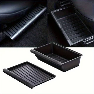 

For Tesla Model Y Under Seat Storage Box Case Car Seat Organizer Vehicle Underseat Drawer Holder for Tesla Model Y Interior Tray