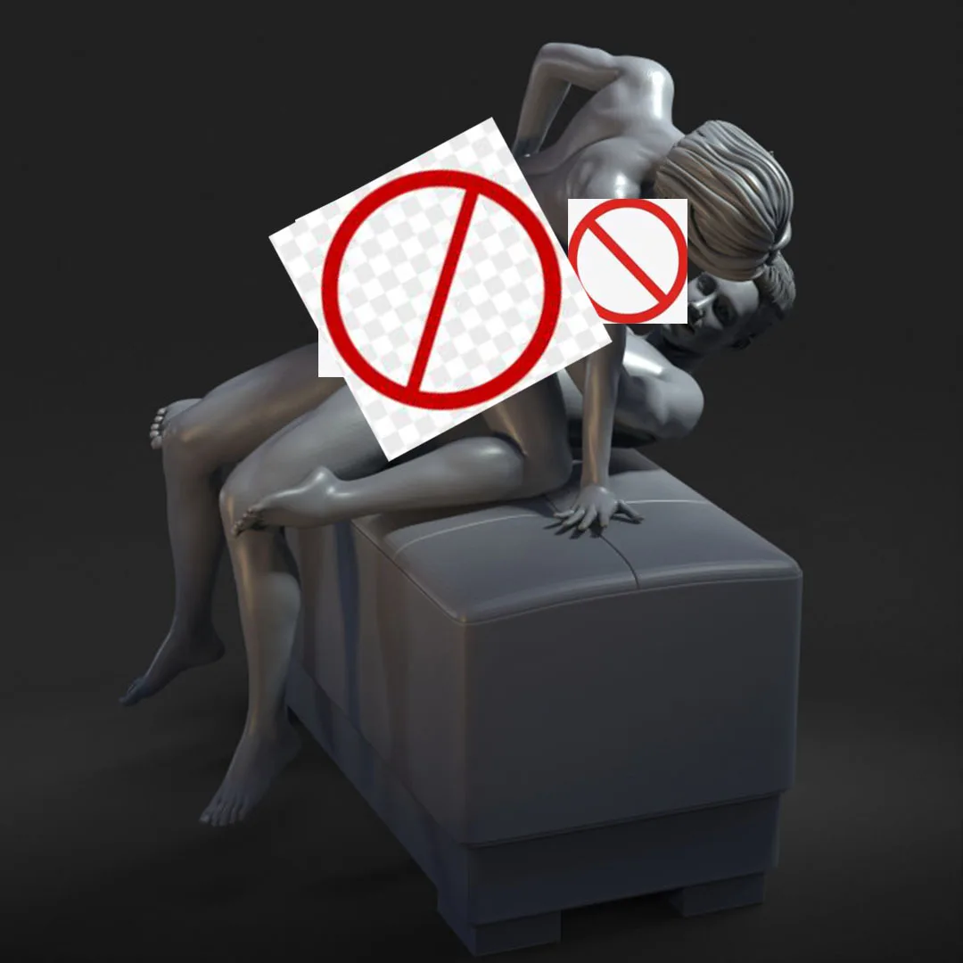 

Character mini resins drawing assembly kits, NSFW, unpainted and undecorated toys,(50mm, 75mm, 100mm, 120mm) 3D printed graphics