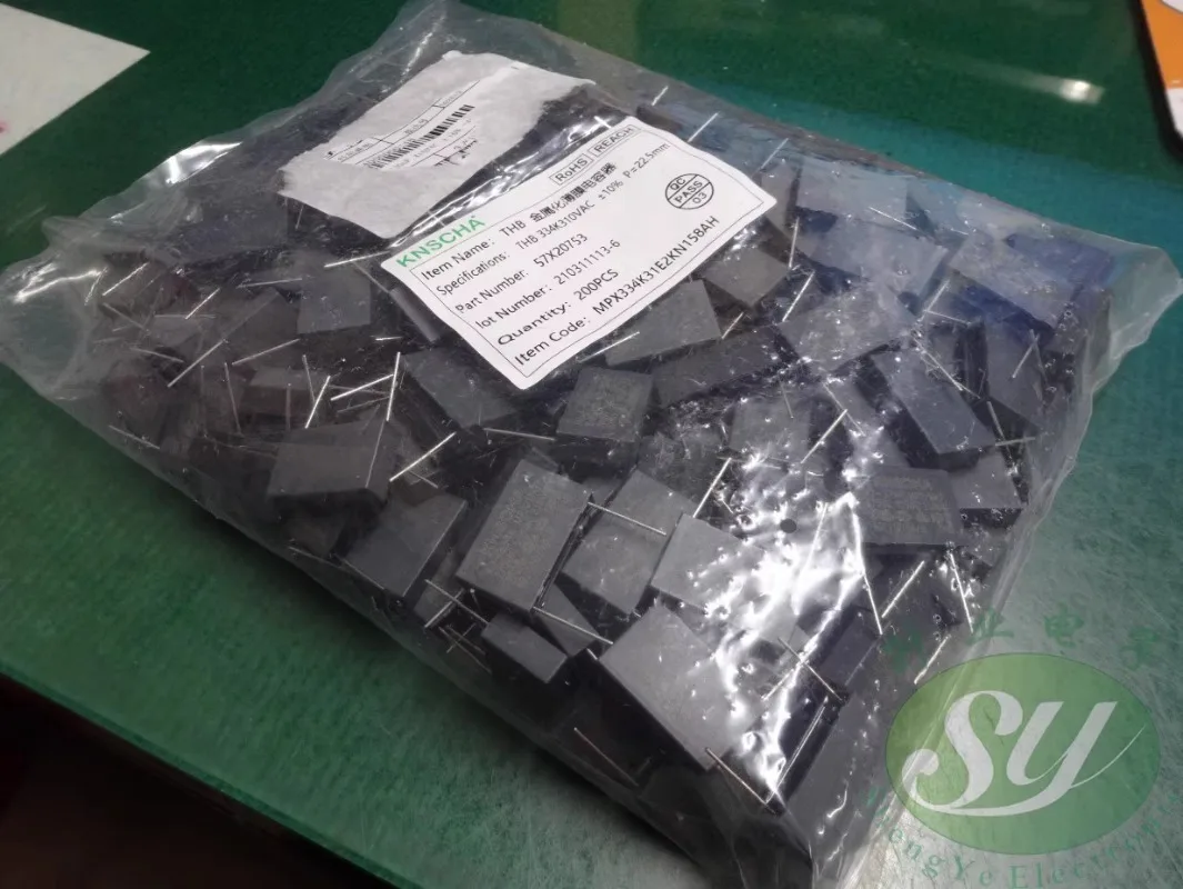 10PCS MPX/MKP 0.33uf/310vAC 330nf u33 334 New metallized film capacitor 22MM