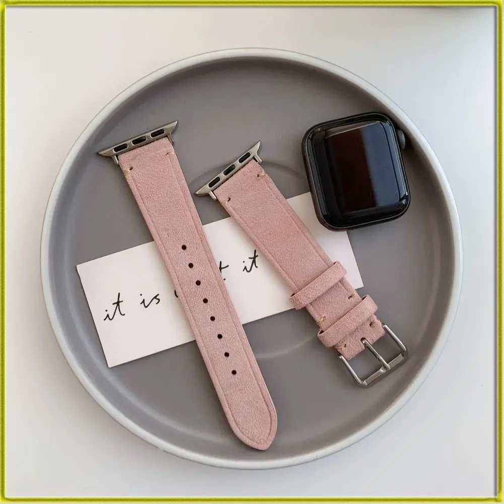 

Ремешок для часов Новый брендовый для Apple Watch iwatch 1/2/3/4/5/6/7 Универсальный женский флип-ремешок меховой расцветки на осень и зиму