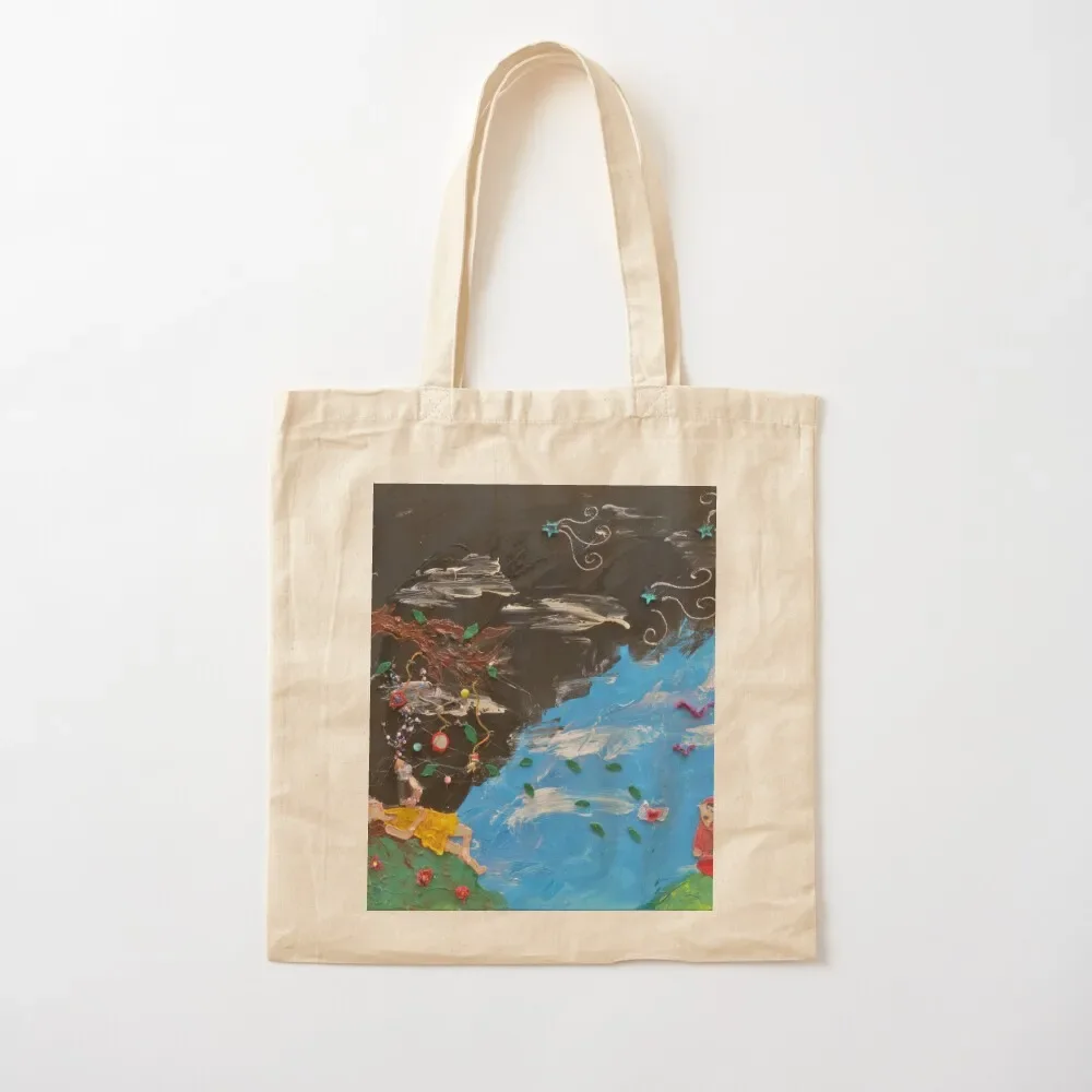 Glass Half-Full Sky Tote Bag tote bags cloth bags supermarket folding bag Canvas shoulder bag