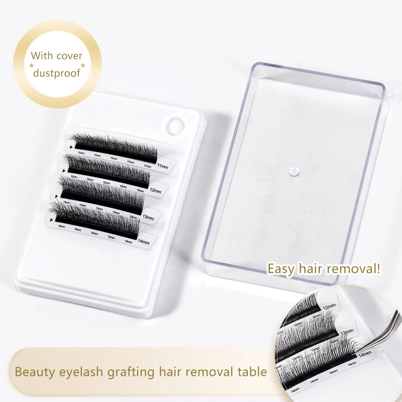 

Magnetic Eyelash Holder With Cover Eyelash Extension Glue Pallet Acrylic Board For False Lash Display Storage Stand Holder