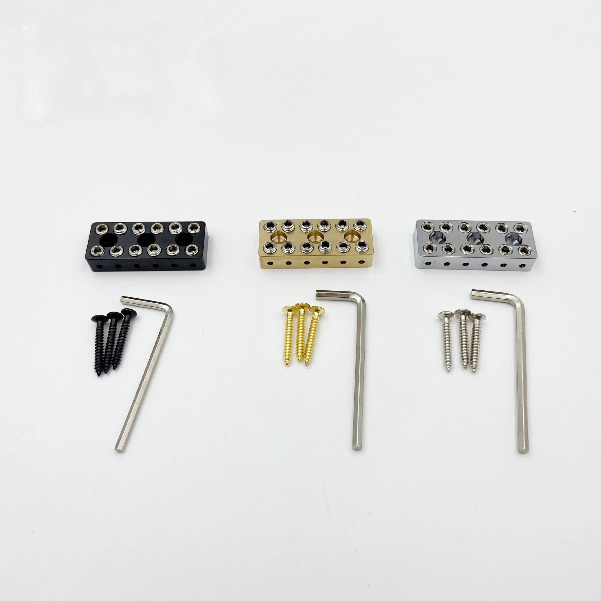 

Лучшее предложение: 6-струнная электрогитара без головки из латуни с фиксированным креплением струн и безголовочным механизмом струн.