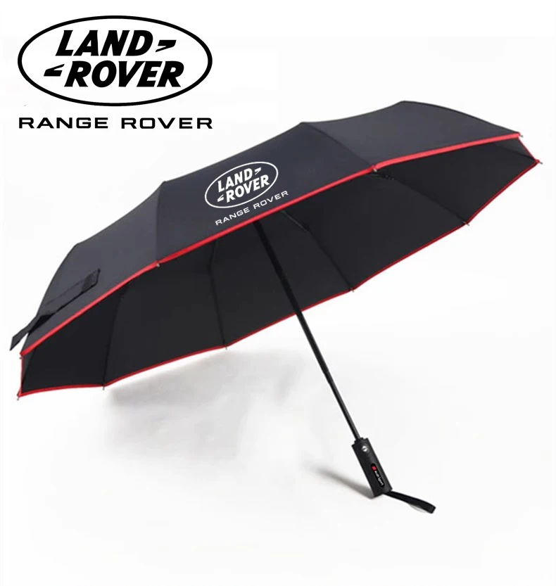 Car Automatic Folding Windproof Sunshade Umbrella For Land Rover Range Rover Sport Discovery 4 Evoque Velar Freelander Defender 