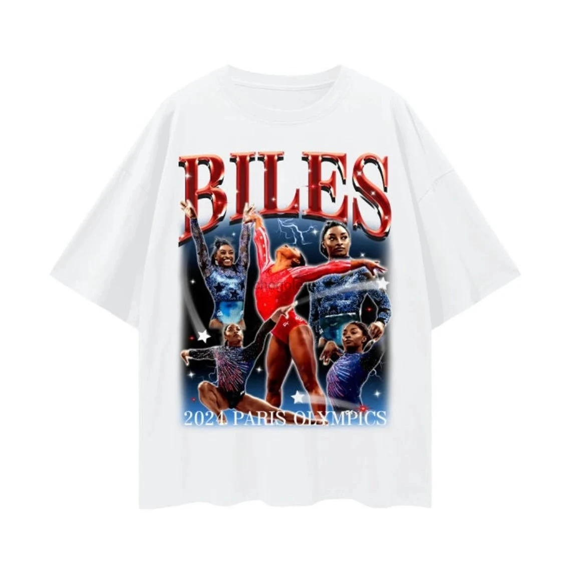 Simone Biles T-Shirt 2024 Simon Biles Bootleg Tee Jonathan Owens Simone Biles Tee Gifts for Woman Hoodie