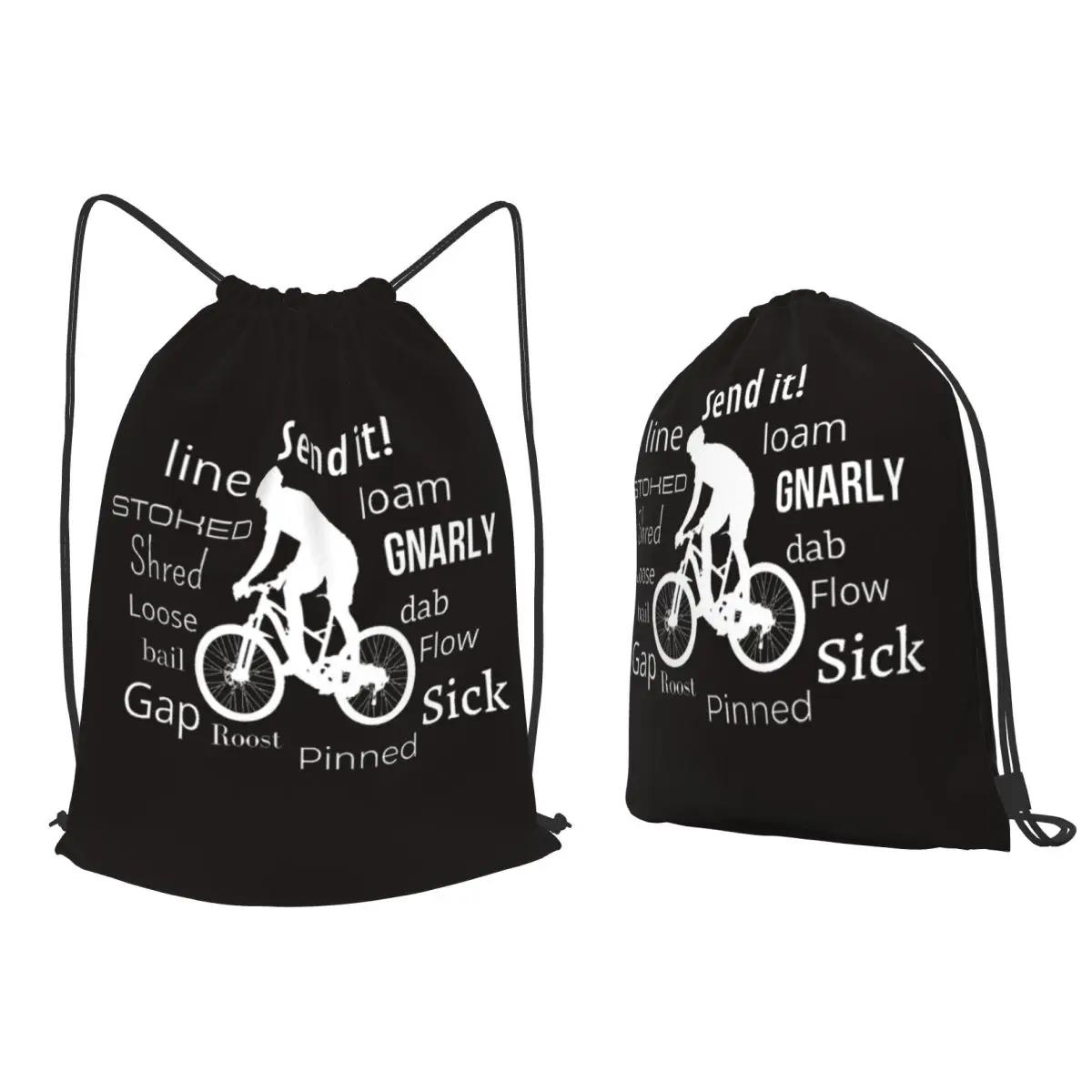 Mountainbike Backpacks Multi-function Drawstring Bundle Pocket Sundries Bag Book Bags for Travel School