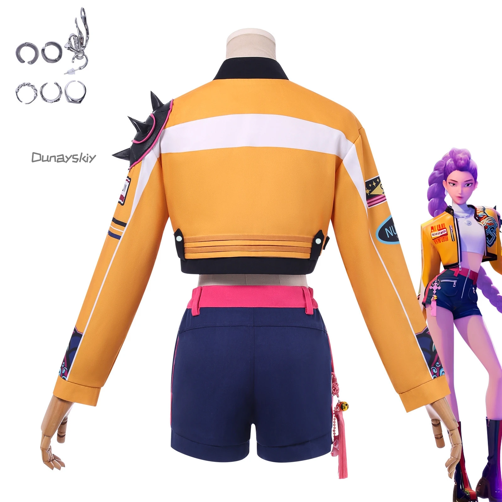 K-Pop Mira Rumi Zoey Demon Hunters Stage Cosplay Vestiti Costumi Halloween Girl Group Idol Gioco di ruolo 2025 Film Outfit Donna Sexy