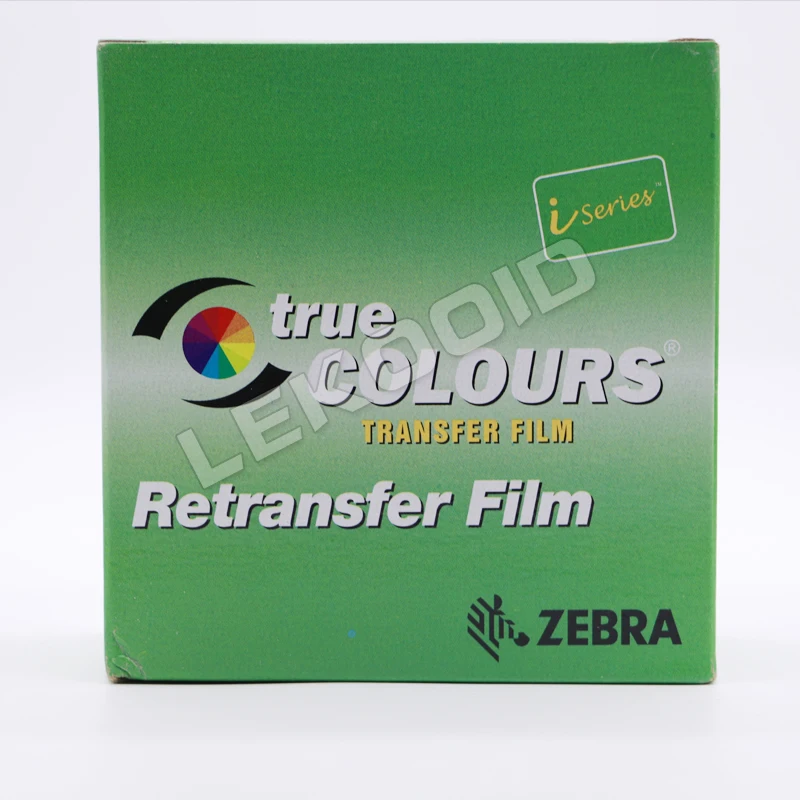 Zebra ZXP Series 8 ZXP8 Retransfer Card Printer 800012-445 YMCK Color Ribbon and 800012-601 Transfer Film for zebra zxp9 card