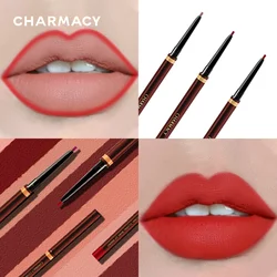 CHARMACY Natural Waterproof Matte Lipsticks Pencil Contour Tint Nude Sexy Non-stick Cup Smooth Lip Liner Stick Cosmetics