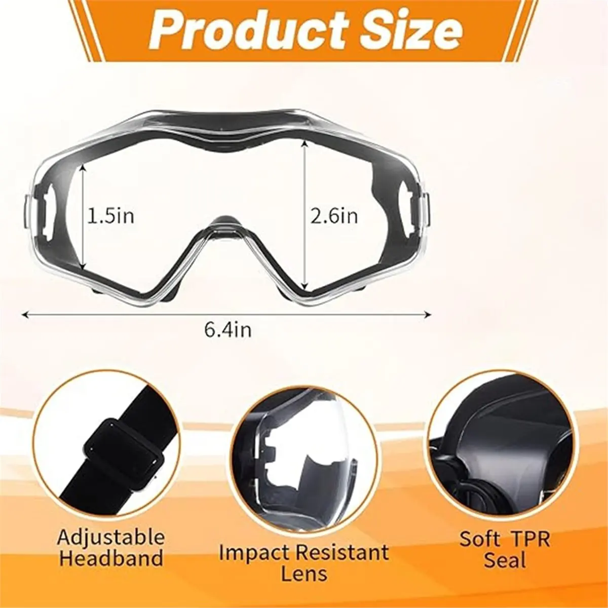 【MUST-HAVE LIST】 Safety Goggles over Glasses, Welding Goggles Safety Glasses with 3 Impact