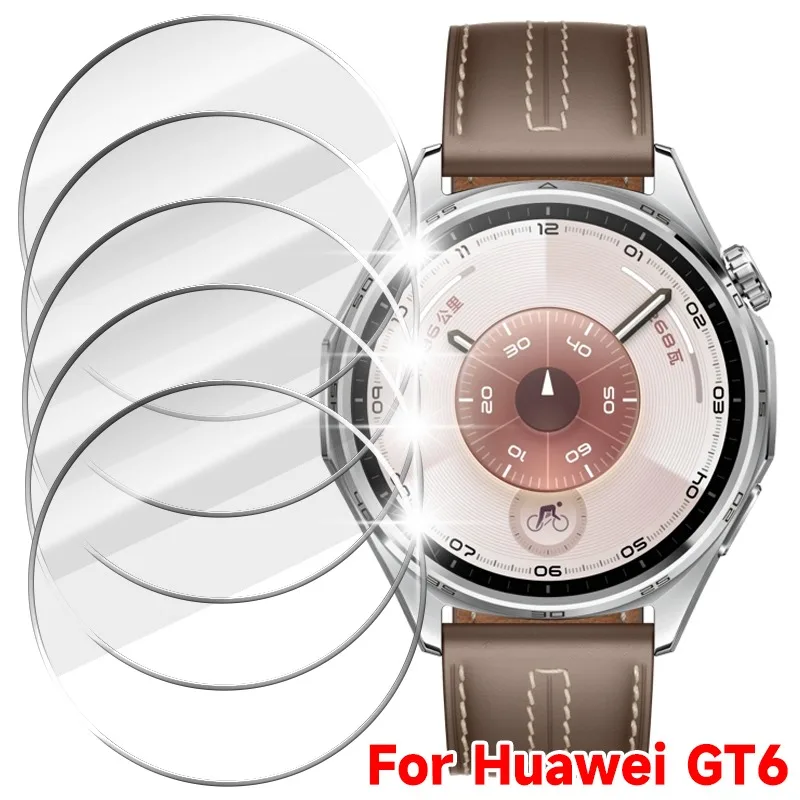 

5-1PCS for Huawei Watch GT 6 Pro 46mm 41mm Premium 9H Tempered Glass Protectors HD Film for Huawei GT6 6pro 46mm 41mm Smartwatch