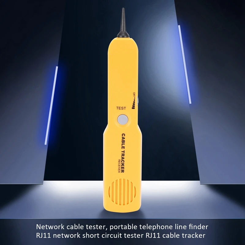 Buscador de línea telefónica portátil, probador de cortocircuito de red RJ11, Tester de Cable de red